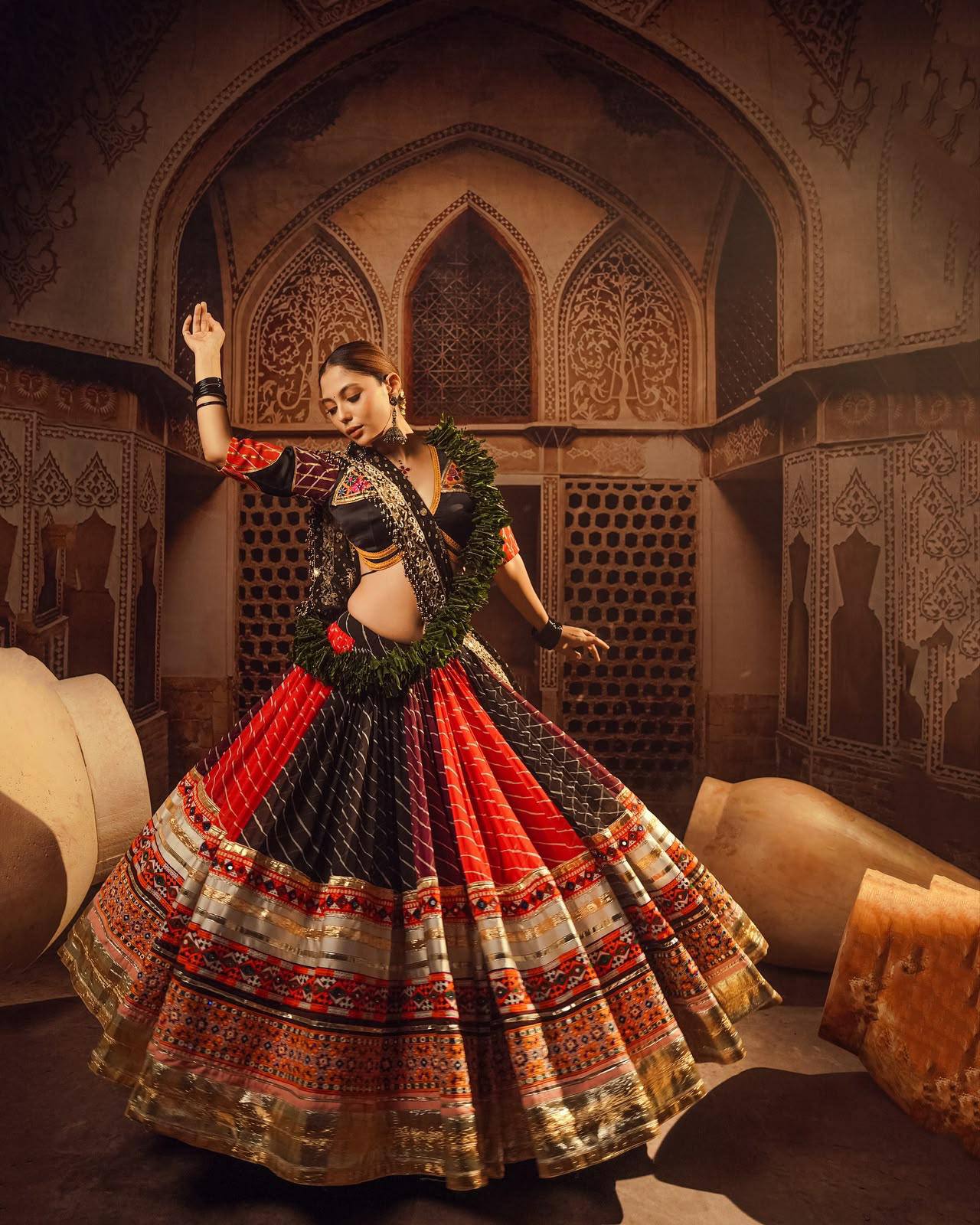 Malti Ghoomar Navratri Utsav Choli