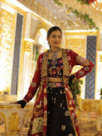 Jamkudi  Traditional Mirror Work Gujarati Outfit