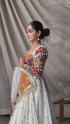 Gullzar Mirror Work Navratri Special  Chaniya Choli